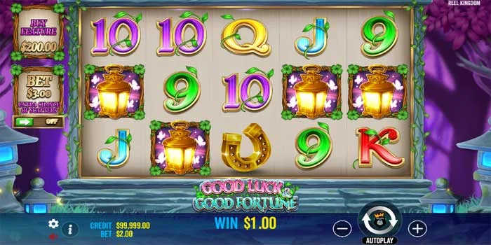 Cara Bermain di Slot Good Luck & Good Fortune